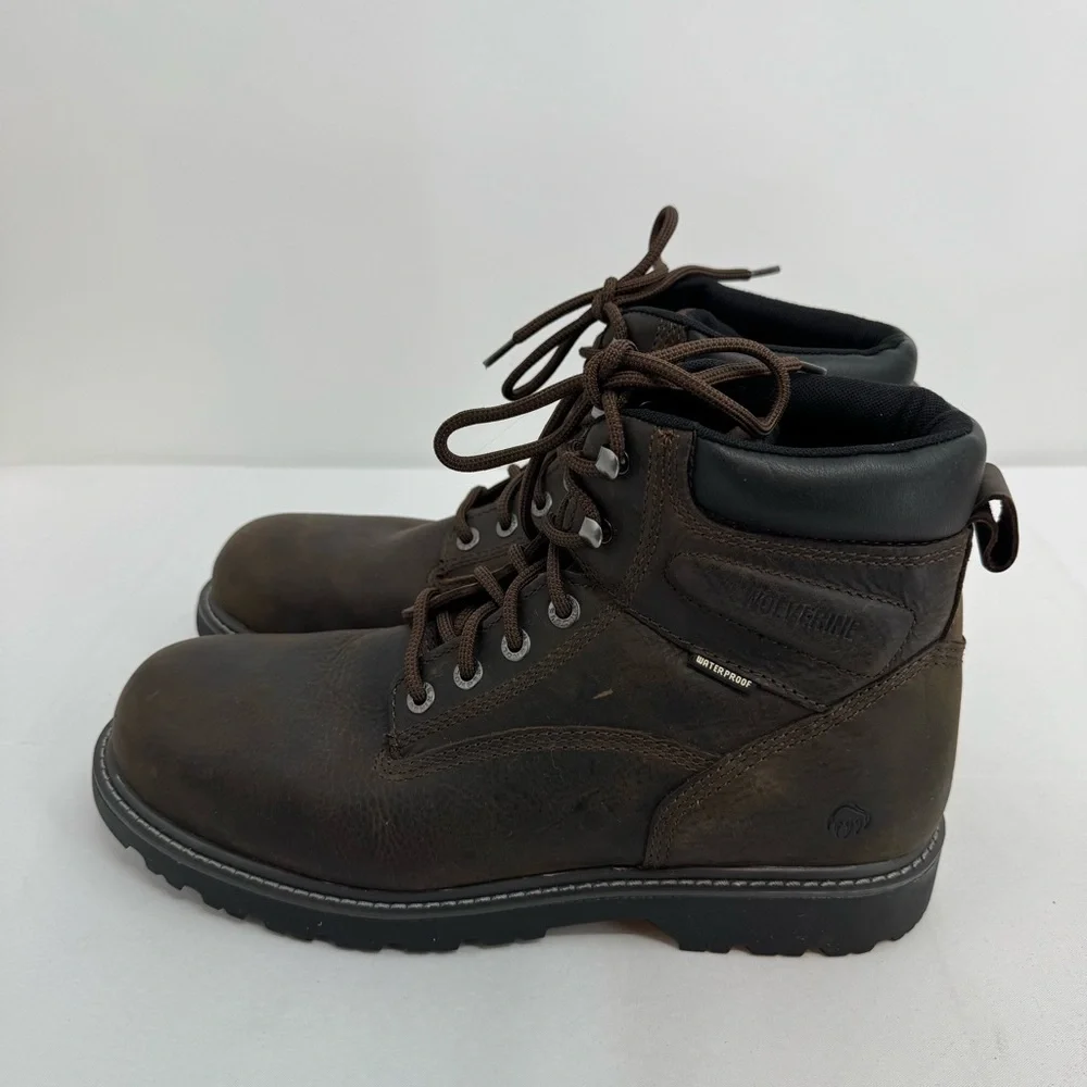 MENS WOLVERINE CHAINHAND 6” ST BOOTS STEEL TOE US SIZE 13M ASTM F2413-17